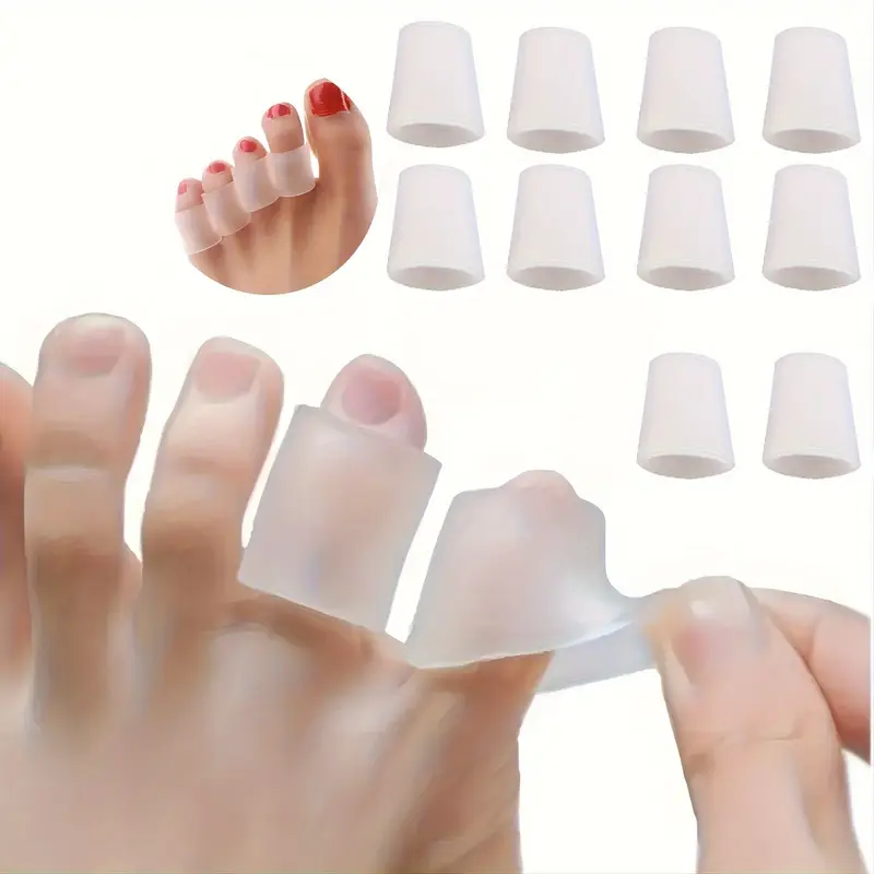 Sneaker Protector - 2/4/10/20 stuks siliconen teenbeschermers, verlichten wrijfpijn,