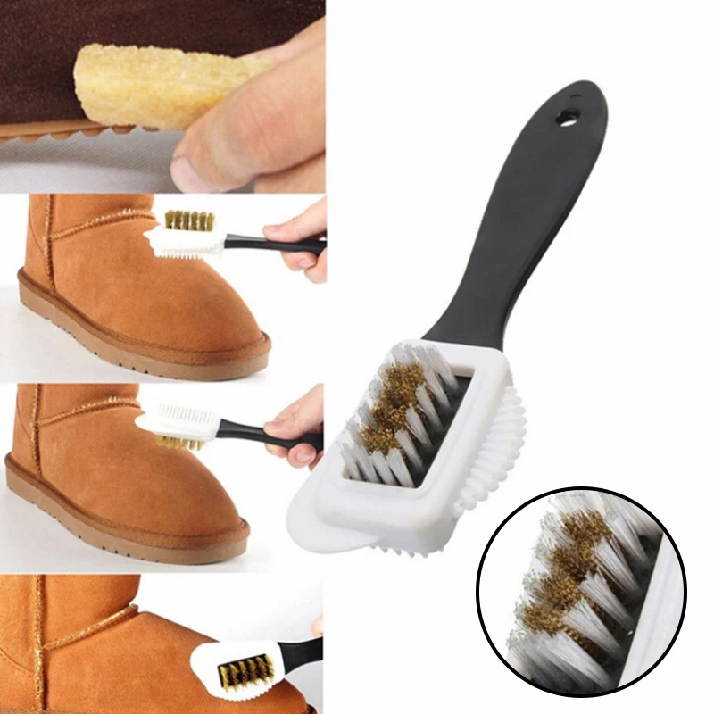 Shoe Cleaning Brush - 1/2pcs3Side reiniging gemak S-vormige schoenborstel Schoonmaken