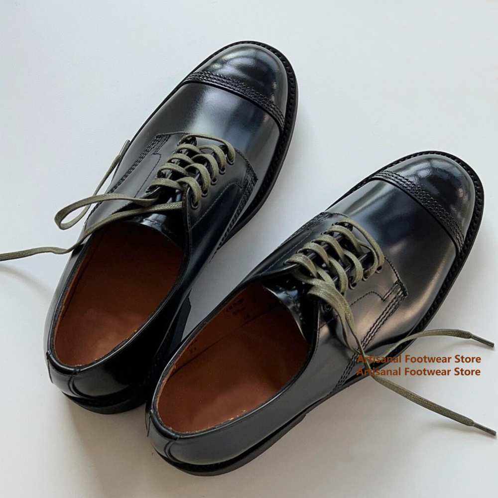 Heren, zwarte, gepolijste lere - Leather Shoe Polish recensie en prijs