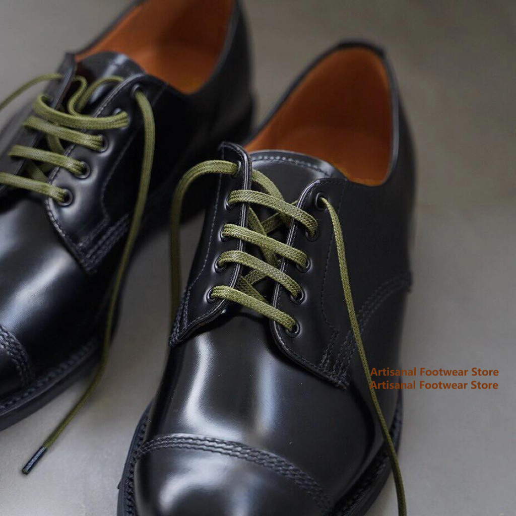 Heren, zwarte, gepolijste lere - Leather Shoe Polish recensie en prijs