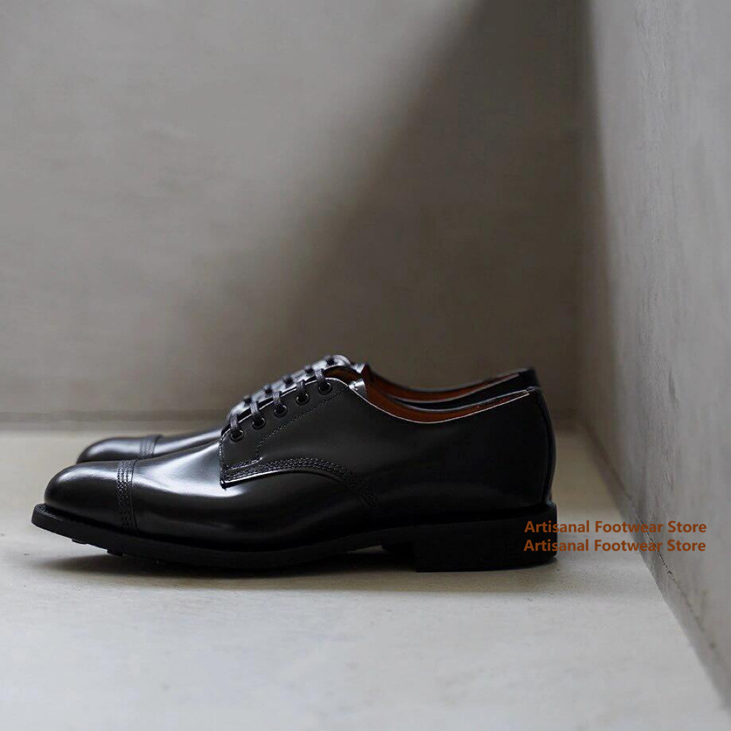 Heren, zwarte, gepolijste lere - Leather Shoe Polish recensie en prijs