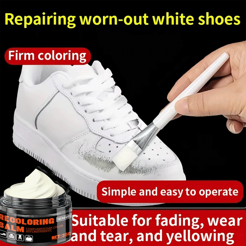 Nieuwe witte schoenrandherstel - Sneaker Care Spray recensie en prijs
