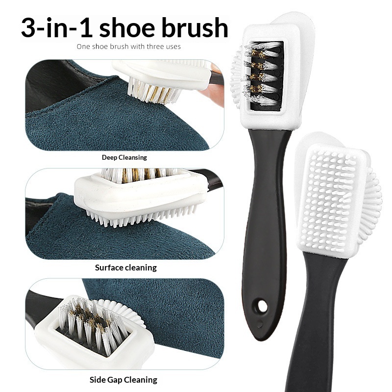 1/2 stuks 3-zijdige schoonmaak - Shoe Cleaning Brush recensie en prijs